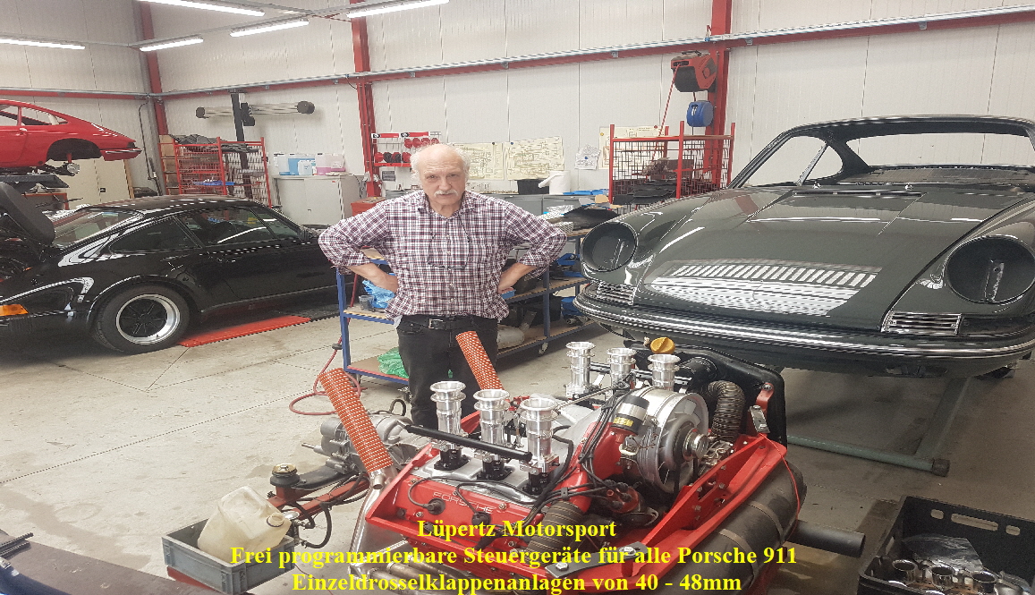 L�pertz Motorsport Porsche 911 Einzeldrosselklappenanlage